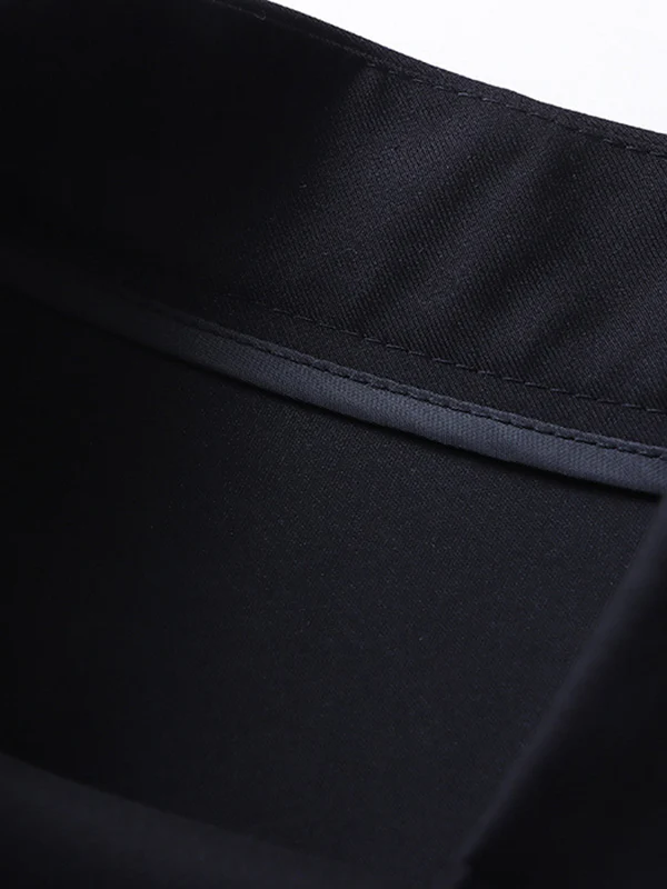 A-Line High Waisted Pleated Solid Color Split-Joint Skirts Bottoms - Image 20