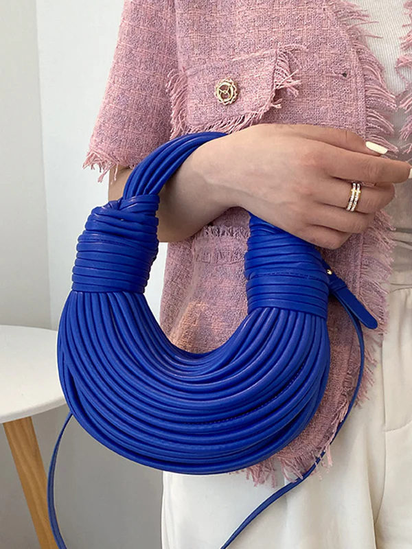 Fashion Solid Color Tasseled Bags Accessories - Image 4