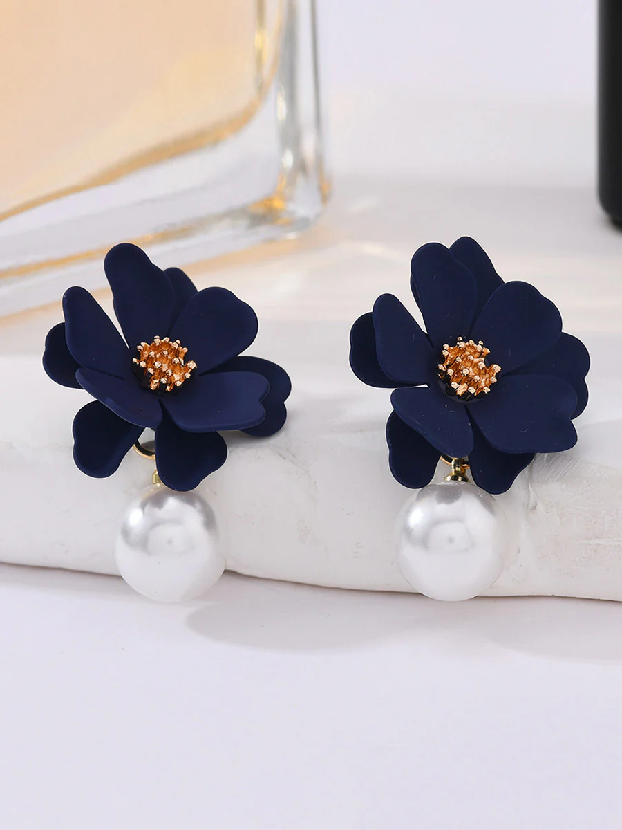 Flower Shape Earrings Accessories - Image 2