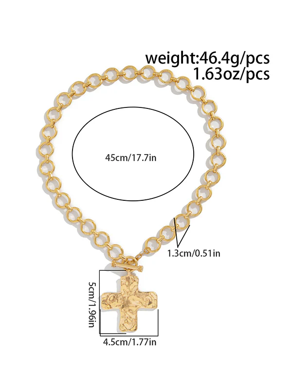 Normcore Chains Geometric Necklaces Accessories - Image 6